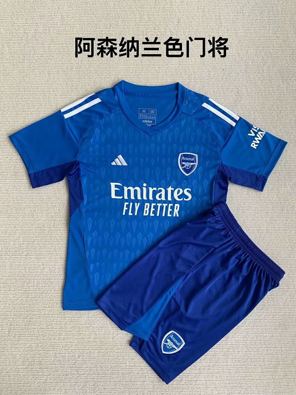 23-24 Arsenal Goalkeeper Kids Jerseys