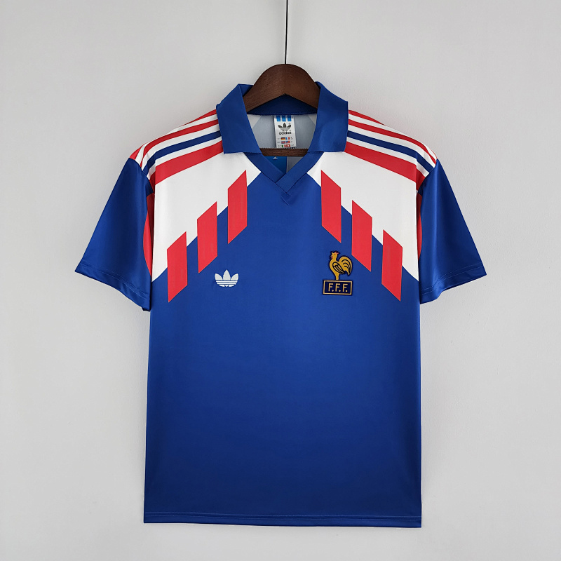 1988-90 France Home Retro Jerseys