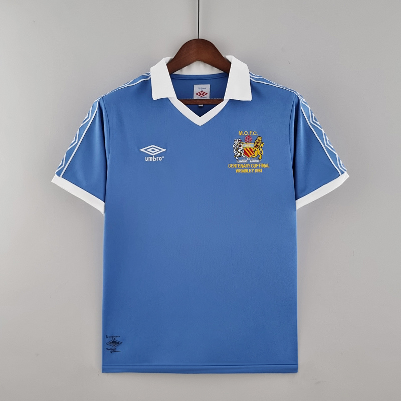 1981-82 Manchester City Home Retro Jerseys