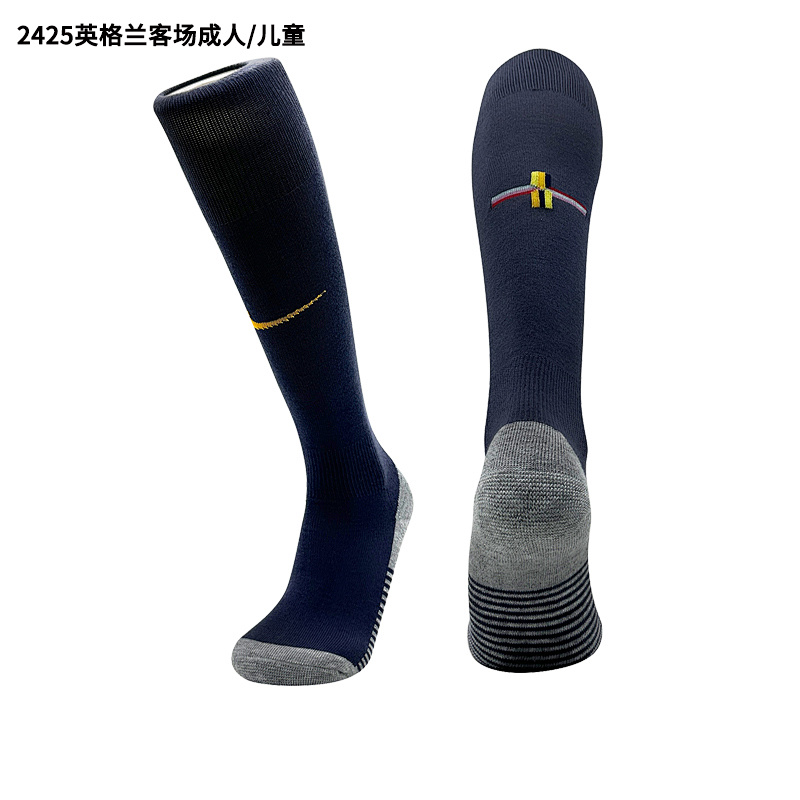 2024 England Away Adult Kids Socks
