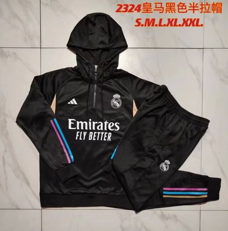 23-24 Real Madrid Hoodie Long Sleeve Training Suit