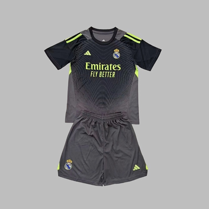 25-26 Real Madrid Goalkeeper Kids Jerseys