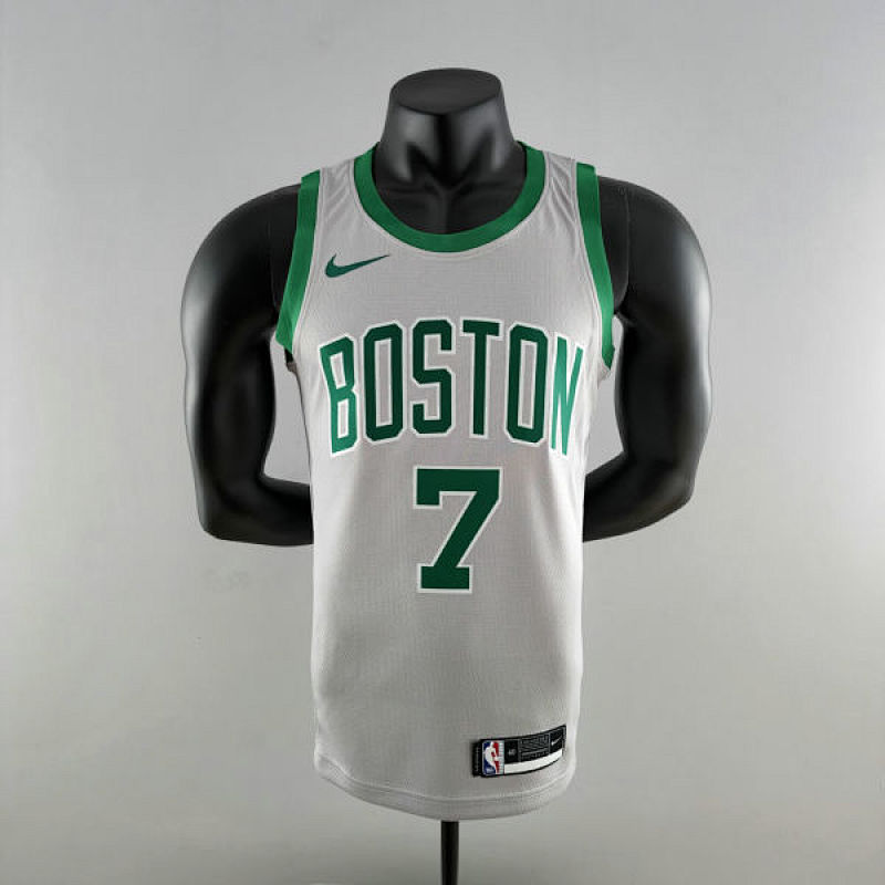 BROWN#7 Boston Celtics Grey NBA Jersey S-XXL