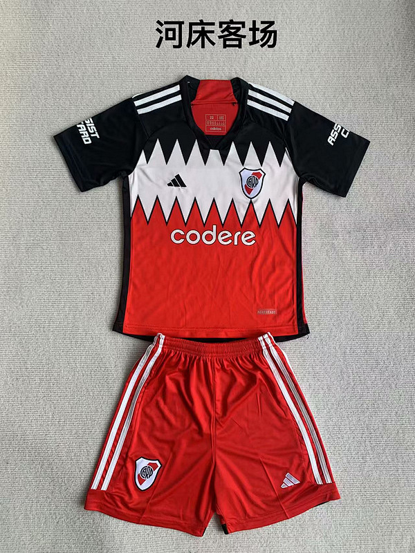 23-24 River Plate Away Kids Jerseys