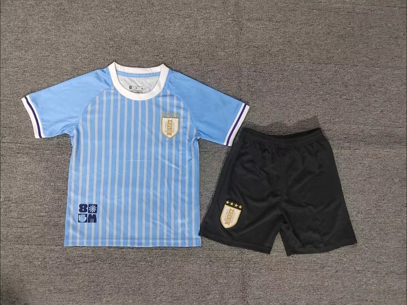 2024 Uruguay Home Kids Jerseys