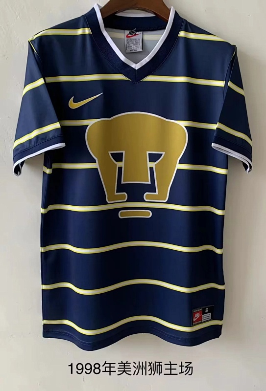 1998 Pumas Home Retro Jerseys
