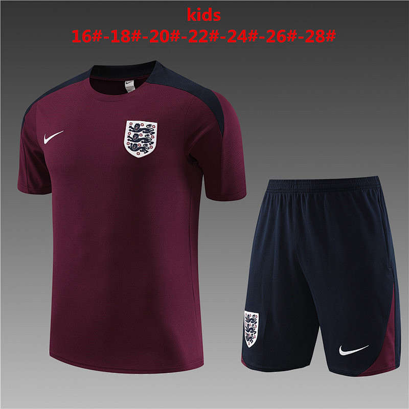 2023 England Kids Training Jerseys