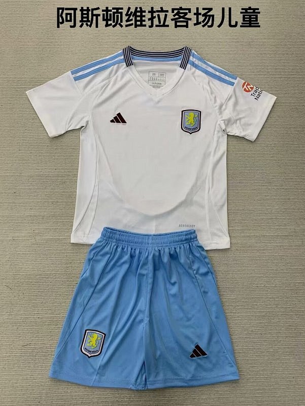 24-25 Aston Villa Away Kids Jerseys