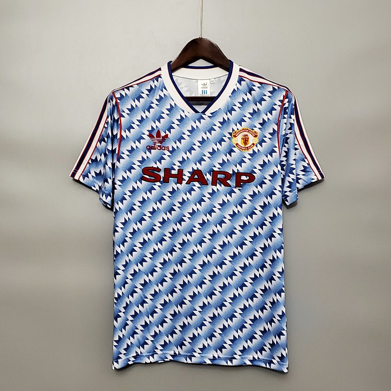 90-92 M-anchester U-nited Away Retro Jerseys