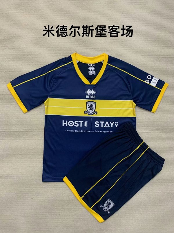 23-24 Middlesbrough Away Kids Jerseys