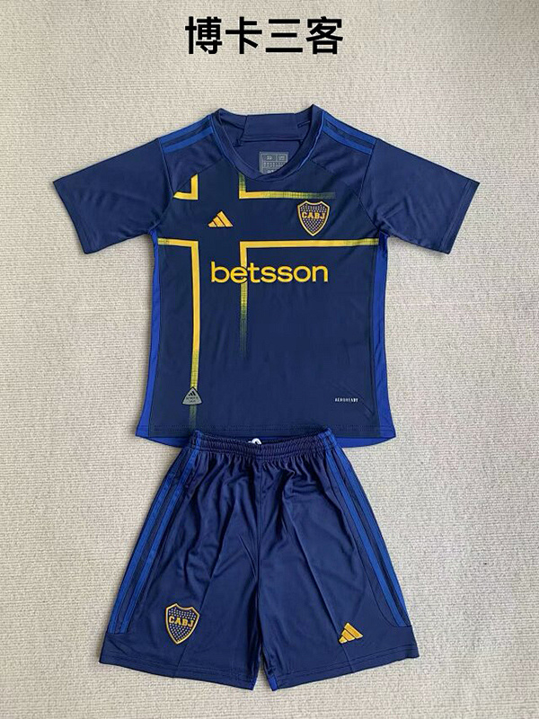 23-24 Boca Third Kids Jerseys