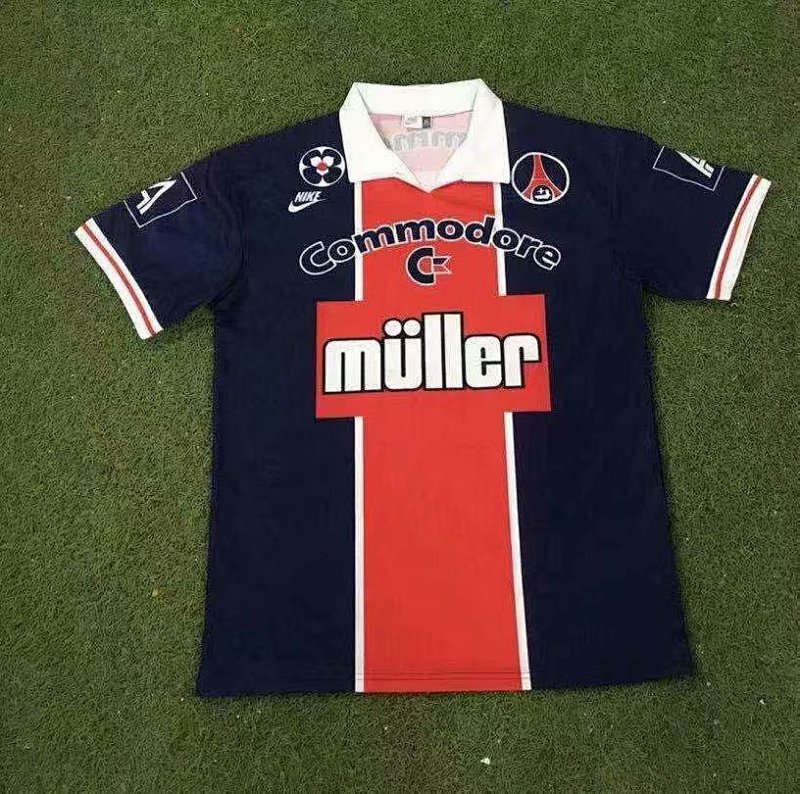 91-92 Paris Home Retro Jerseys