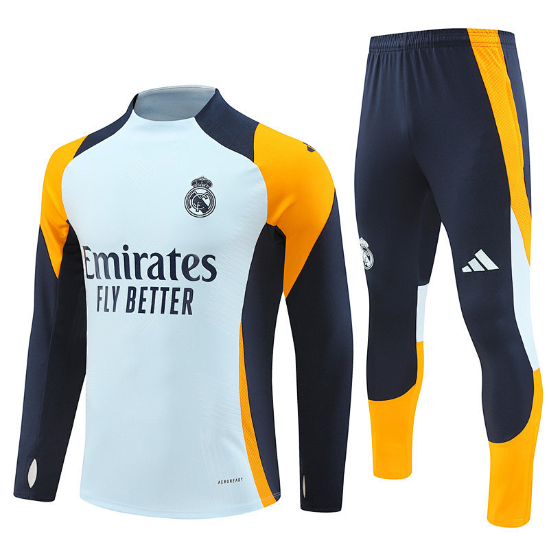 24-25 Real Madrid Long Sleeve Training Suit