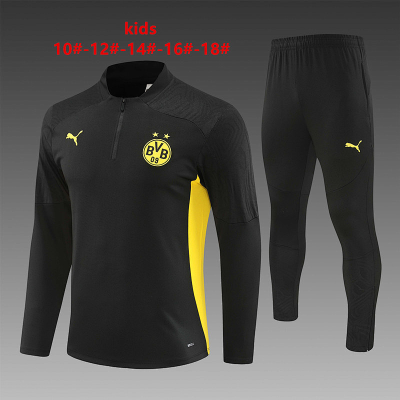 24-25 Dortmund Kids Long Sleeve Training Suit