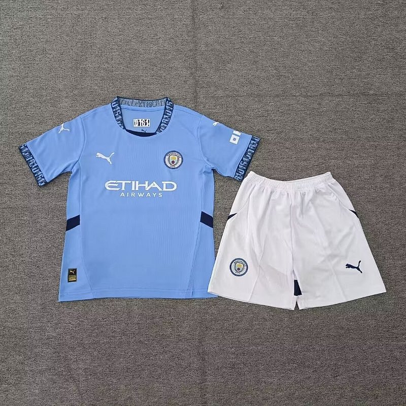 24/25 Manchester City Home Kids Jerseys