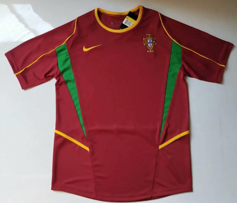 2002 Portugal Home Retro Jerseys