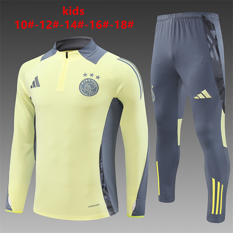 24-25 Ajax Kids Long Sleeve Training Suit